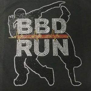 BBD (Bell Biv Devoe) RUN Rhinestone tee